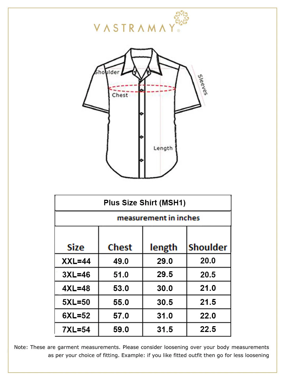 Jashvi Men's Plus Size Rose Gold Silk Blend Ethnic Shirt