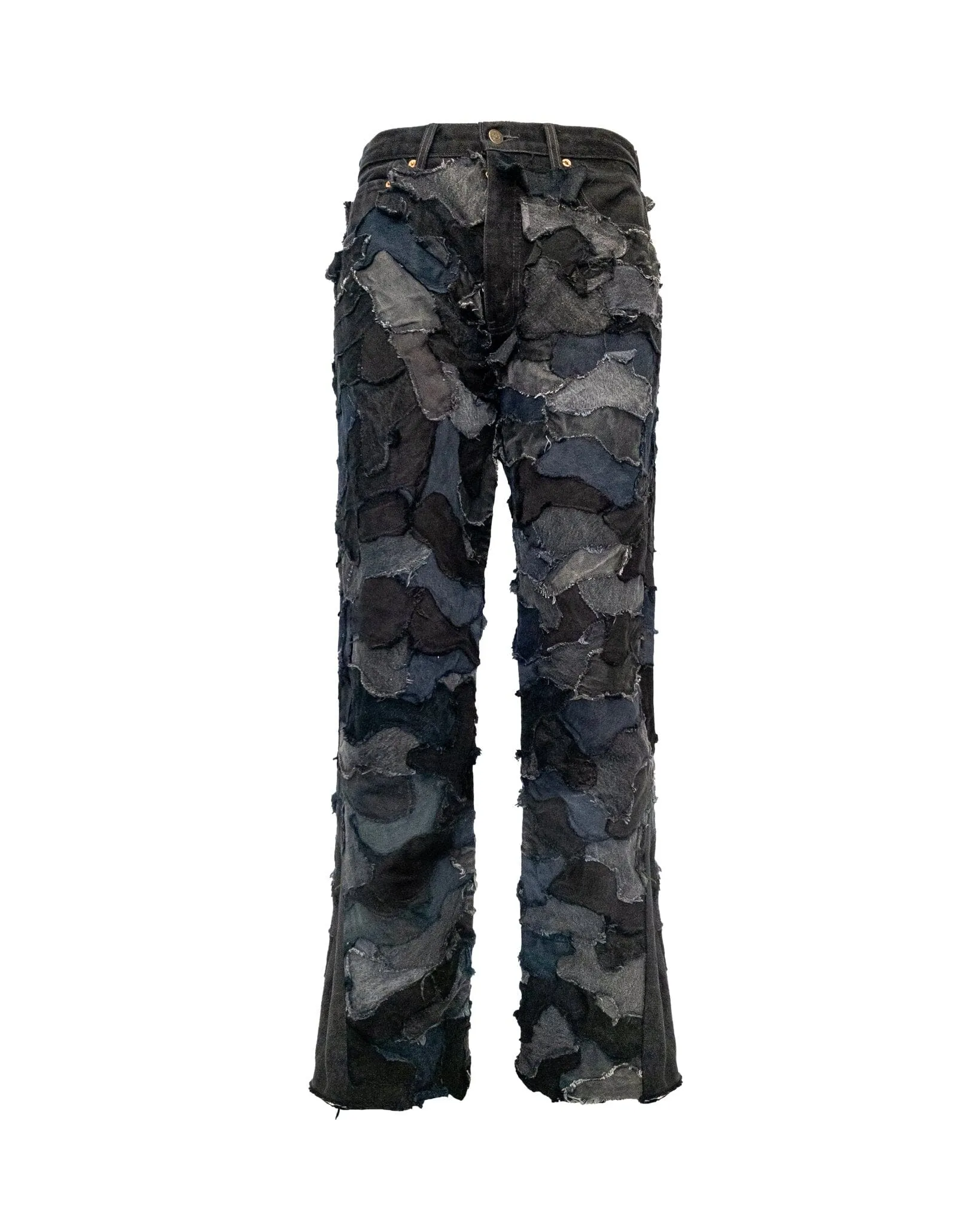 Jeans Patchwork Camouflage