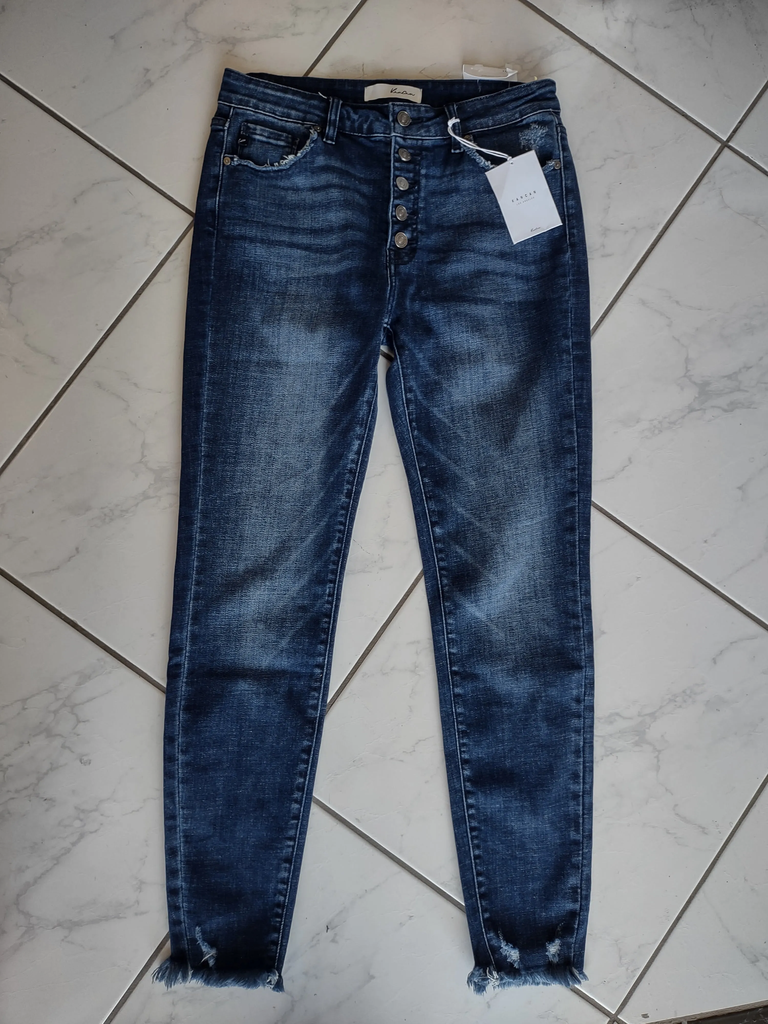 Kancan Emma High Rise Ankle Skinny Jeans