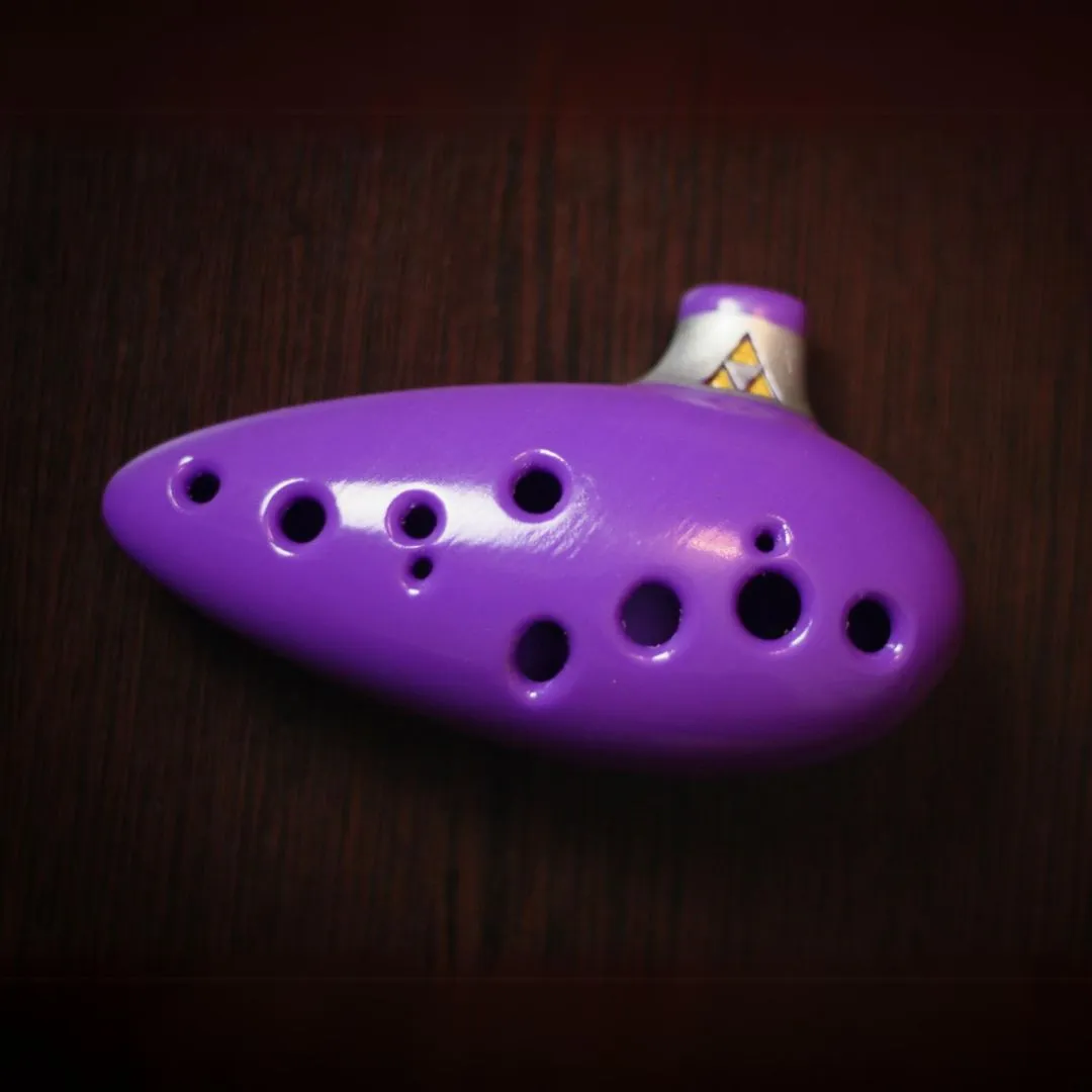 Legend of Zelda Ocarina – 3D-Printed Gold 12-Hole Playable Instrument