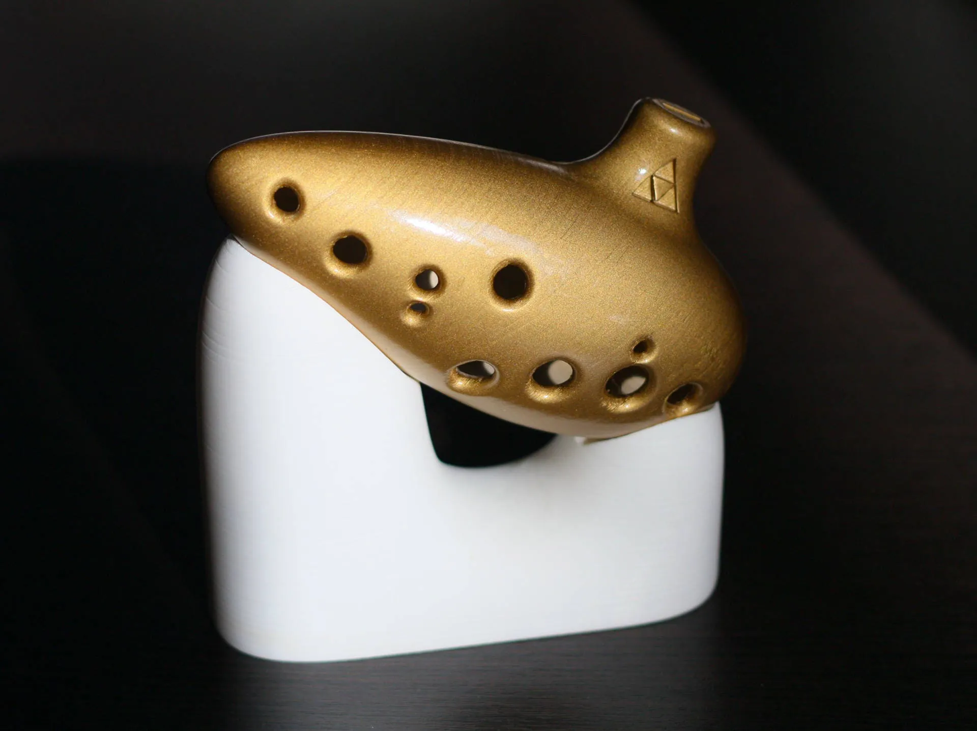 Legend of Zelda Ocarina – 3D-Printed Gold 12-Hole Playable Instrument