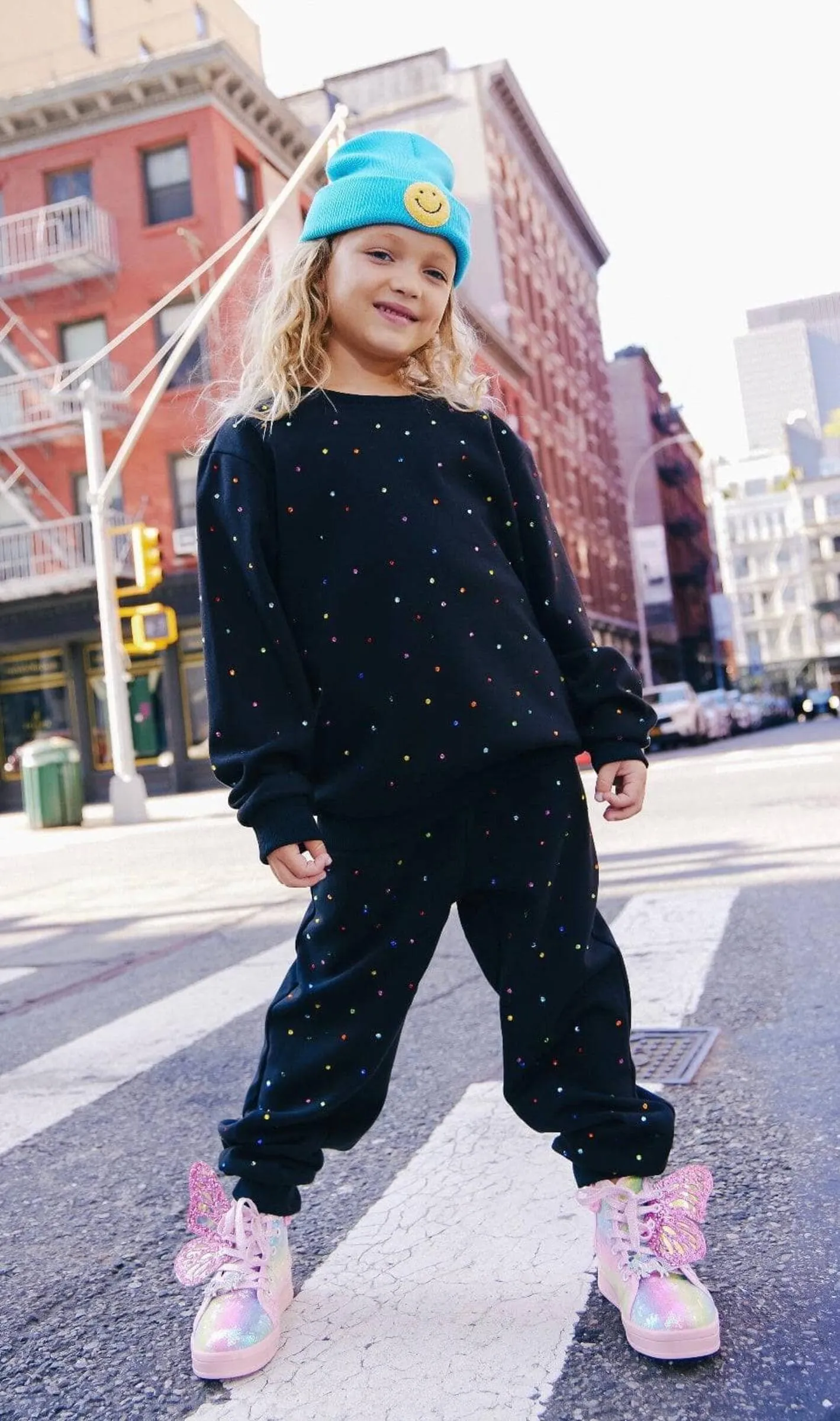 Lola   The Boys Women's Rainbow Sparkle Track Set