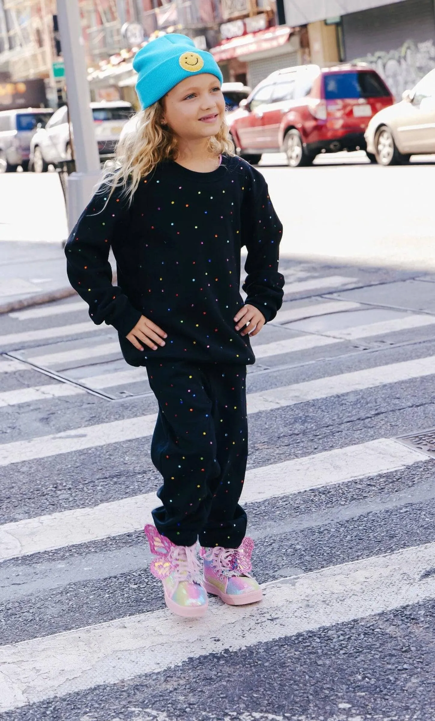 Lola   The Boys Women's Rainbow Sparkle Track Set