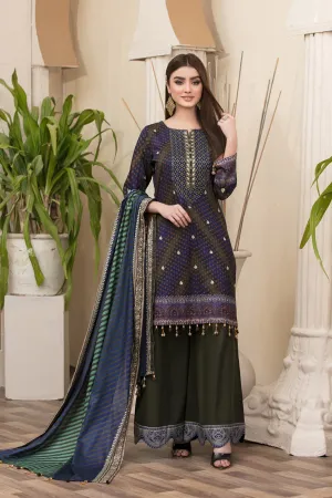 Magnifique by Tawakkal Unstitched 3 Piece Lawn Collection'2022-MT-6835