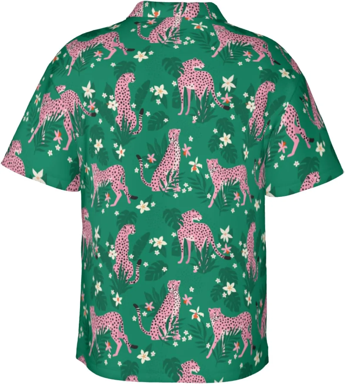 Mens Hawaiian Shirts Short Sleeve Button Up Beach Shirts