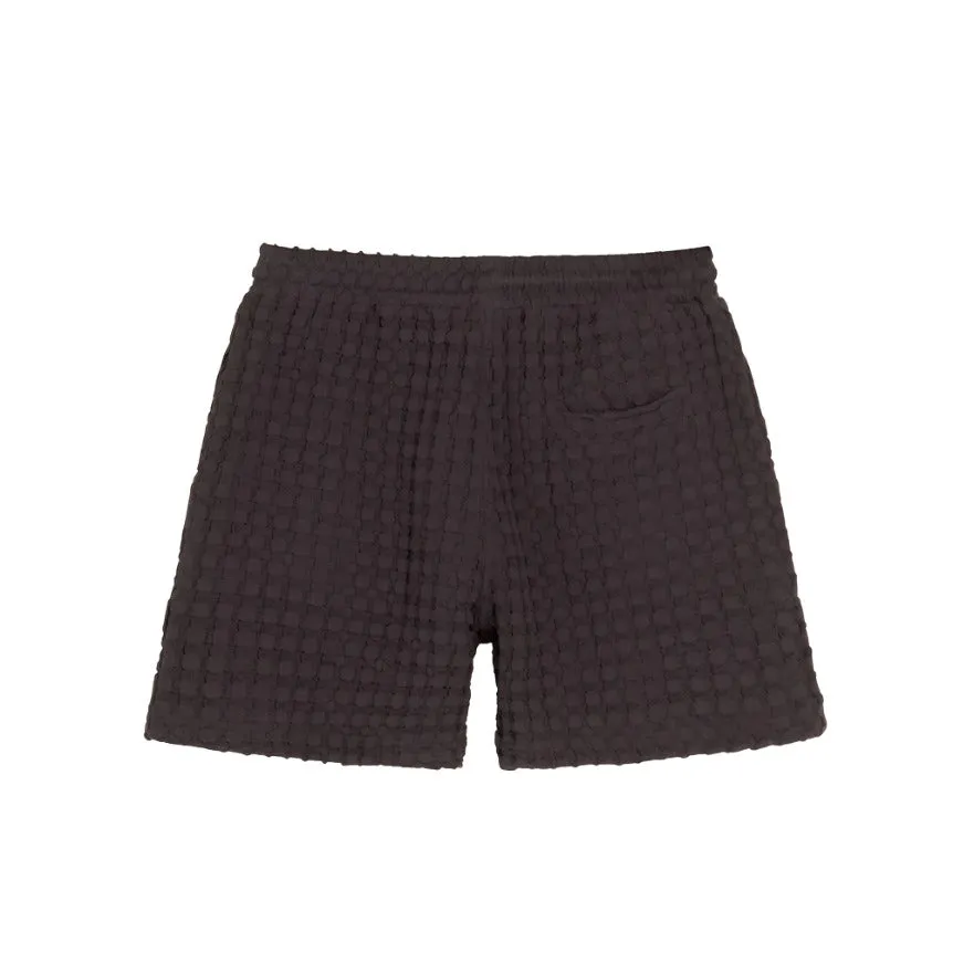 Nearly Black Porto Waffle Short