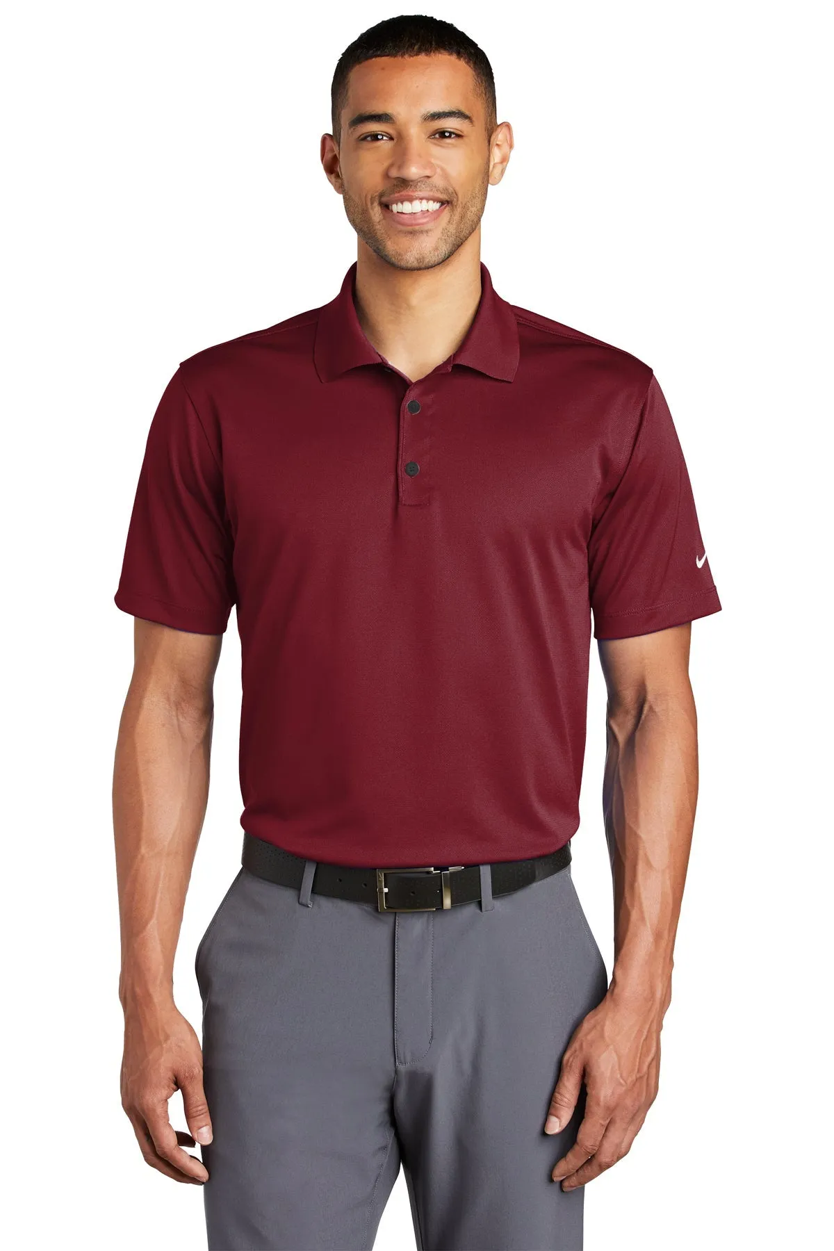 Nike Tech Basic Dri-FIT Custom Polos, Team Red