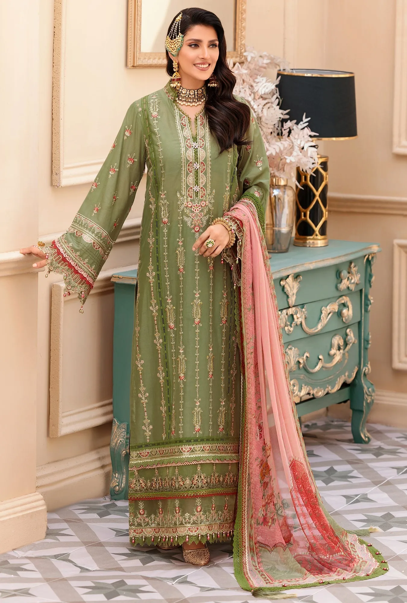 Noor by Saadia Asad · Eid Laserkari Lawn Collection 2022 – D7-SAGE