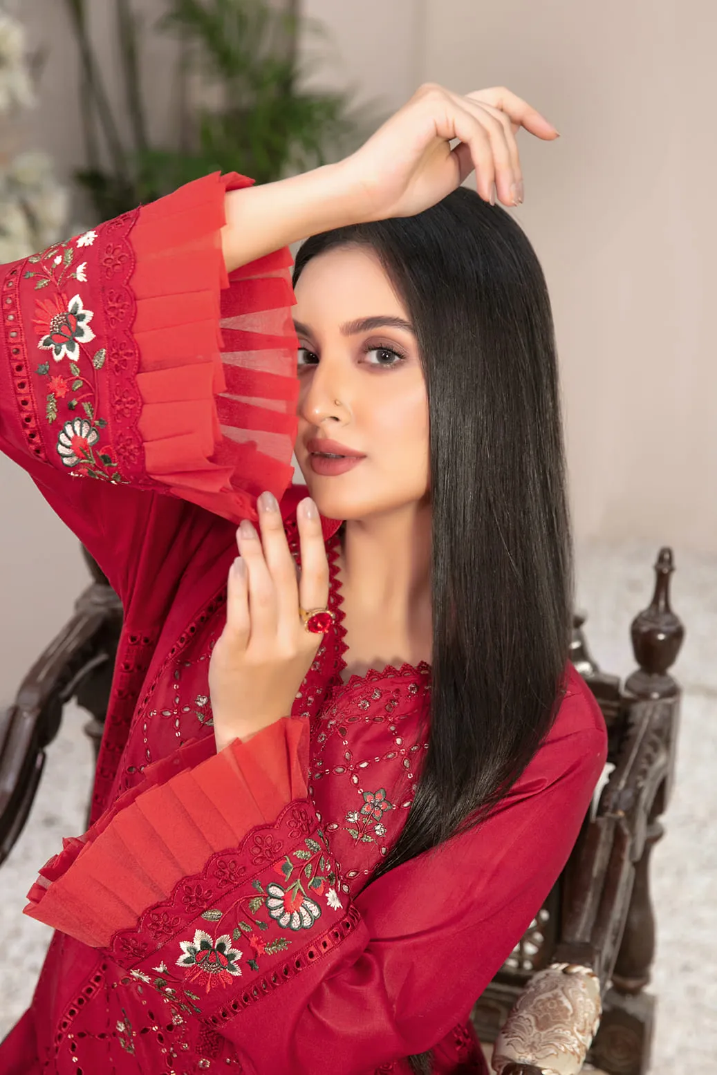 Parya by Tawakkal Semi Stitched 3 Piece Lawn Collection'2023-AS-011