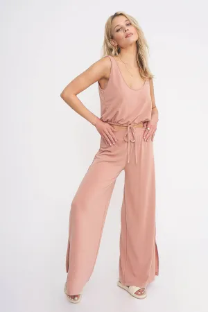 Project Social T Pink Off Topic Wide Leg Pants