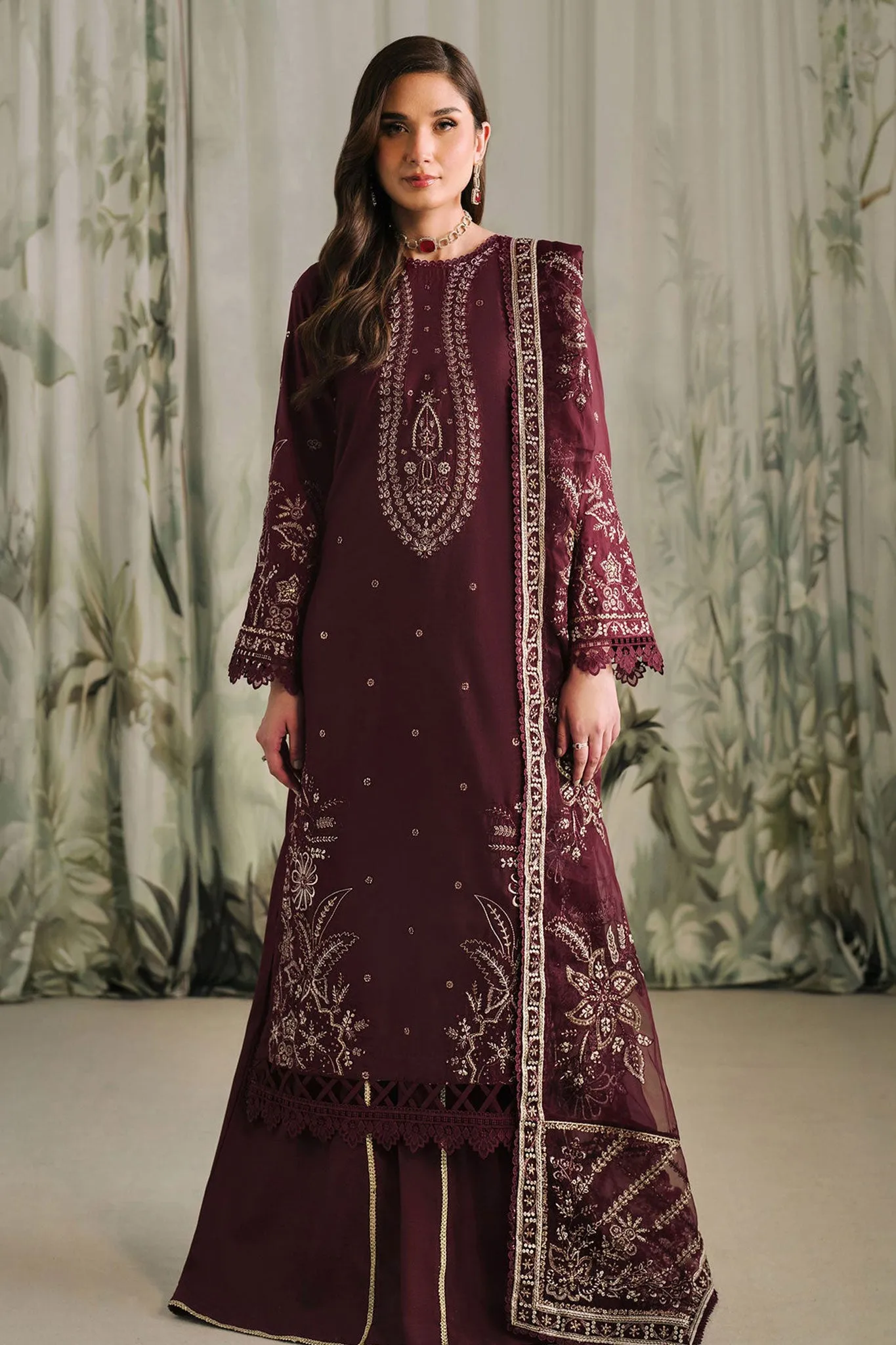 Raw Silk By Zarif Unstitched 3 Piece Luxury Formals Collection'2024-ZRF-RW-04-Liana