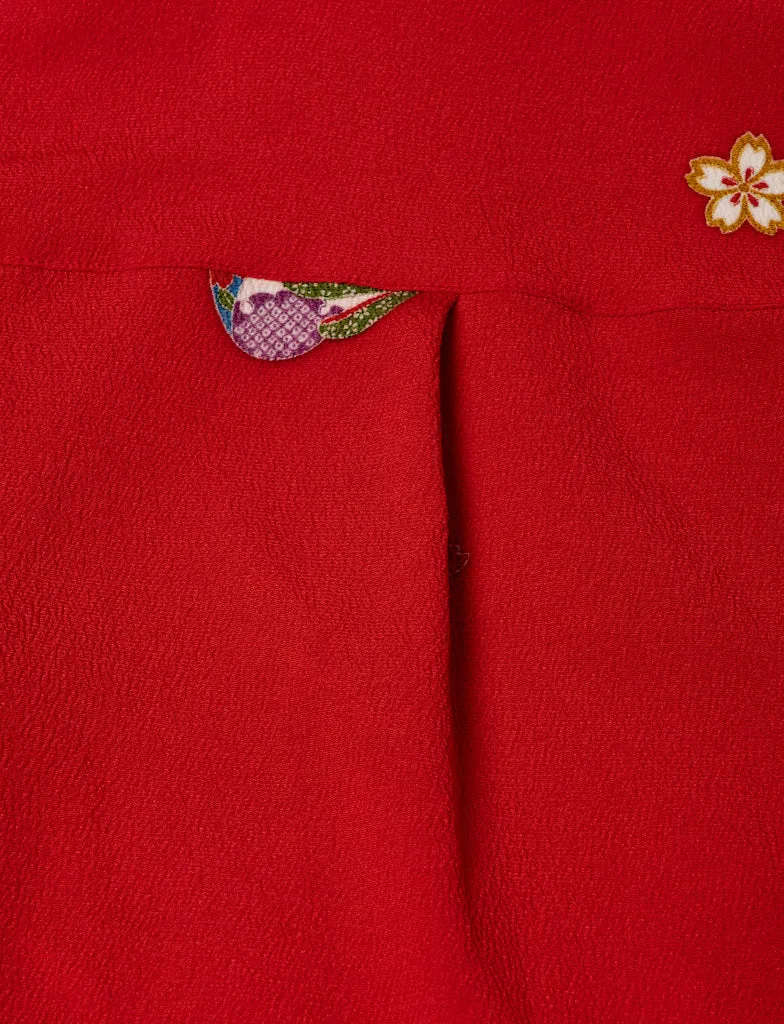 Red Paper Balloons Crop Shirt