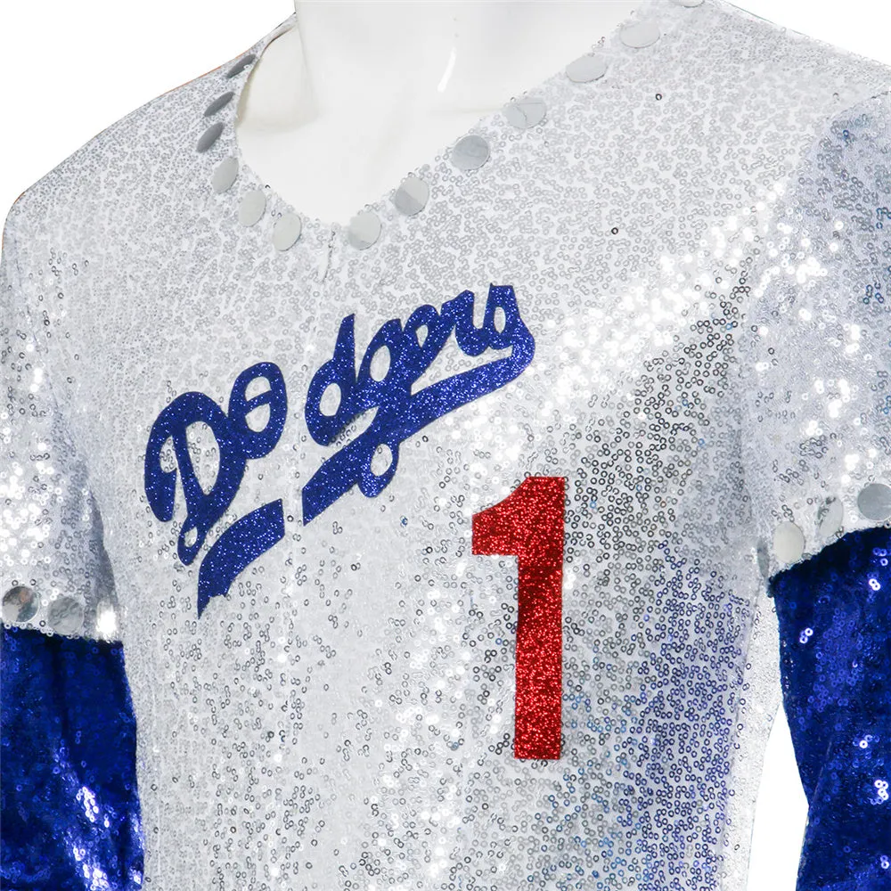Rocketman Costume Elton John Baseball Uniform (L-XXL Ready to Ship)