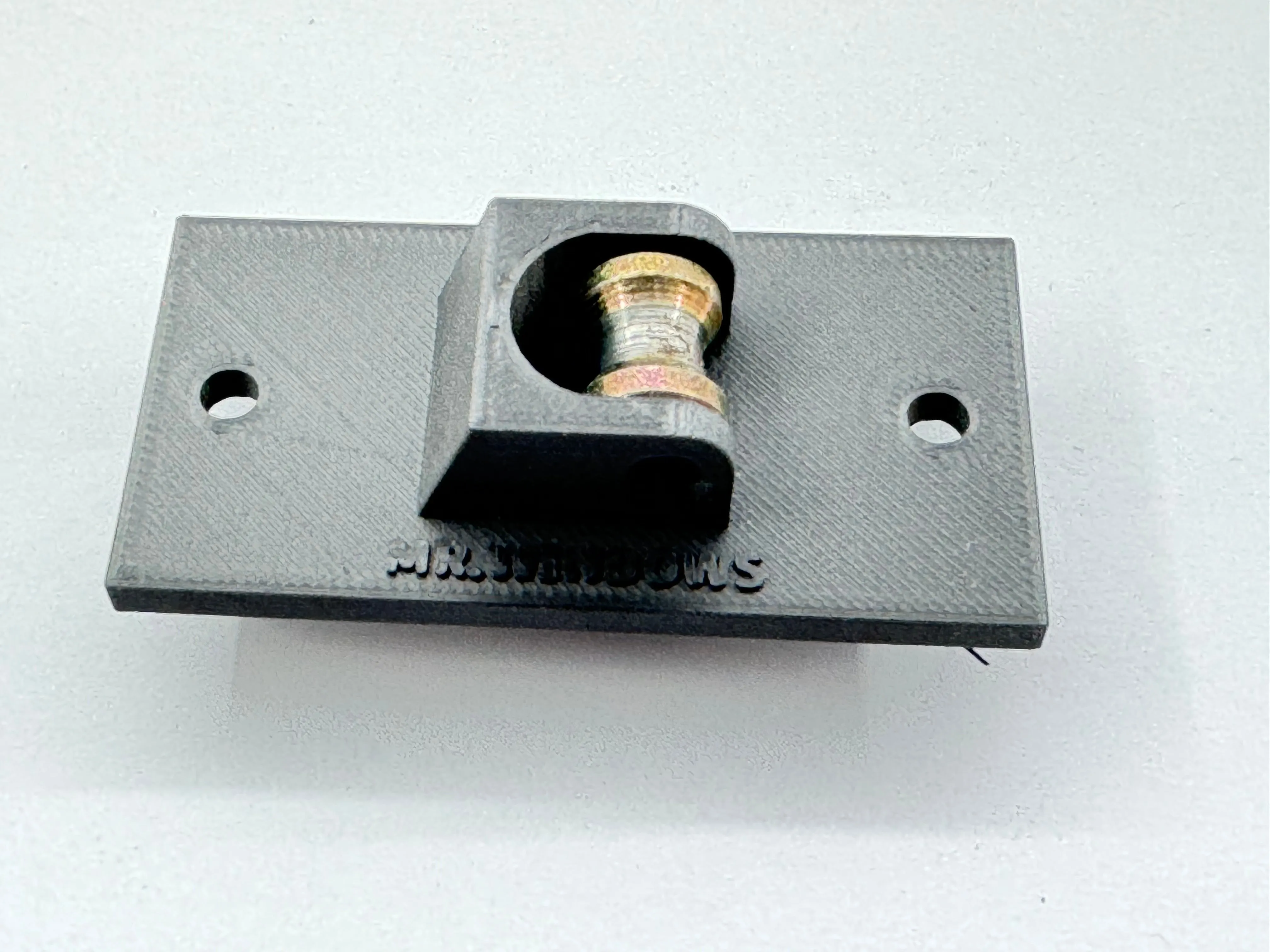 Rope Pulley bracket Housing- 3D printed- Sold singly - Print on demand