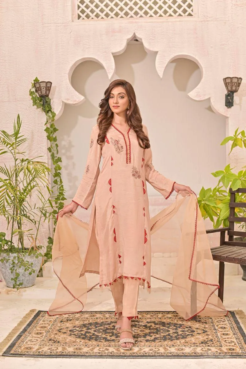 Ruby Couture - MARIGOLD  - Raw Silk  - 3 Piece