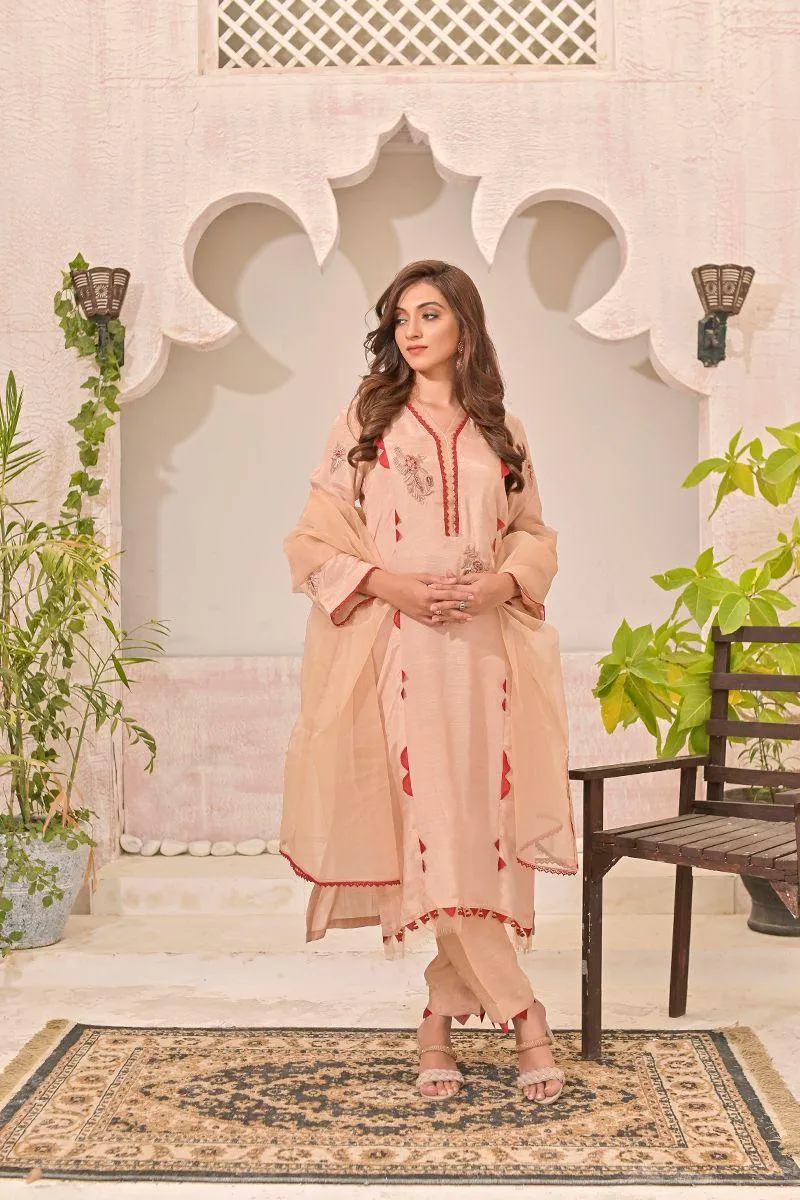 Ruby Couture - MARIGOLD  - Raw Silk  - 3 Piece