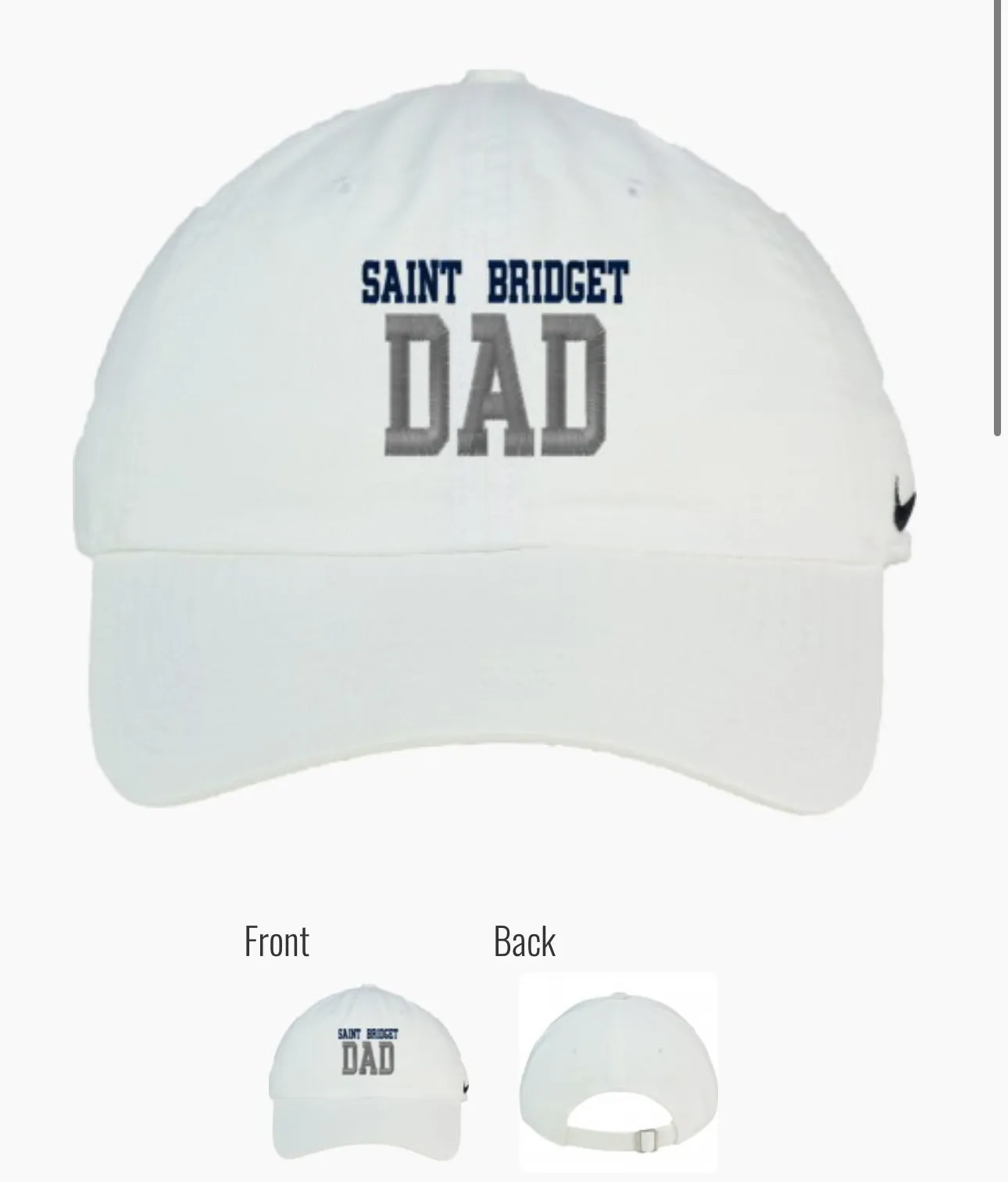 Saint Bridget Nike Campus Cap