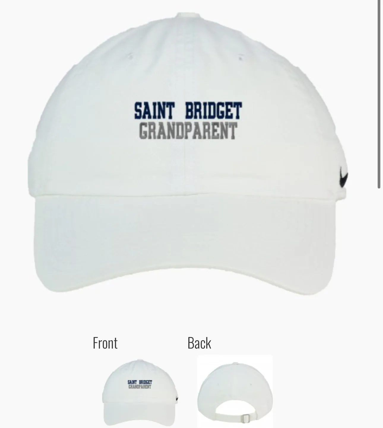 Saint Bridget Nike Campus Cap