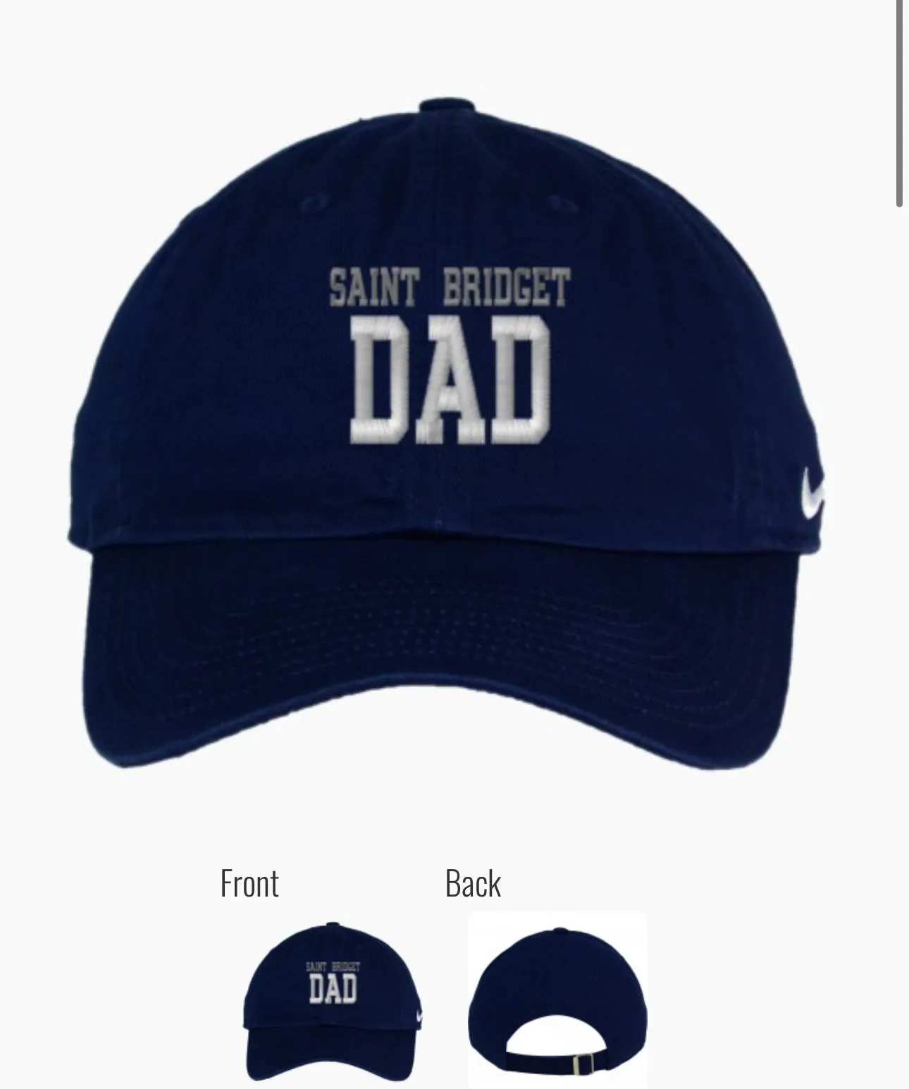 Saint Bridget Nike Campus Cap