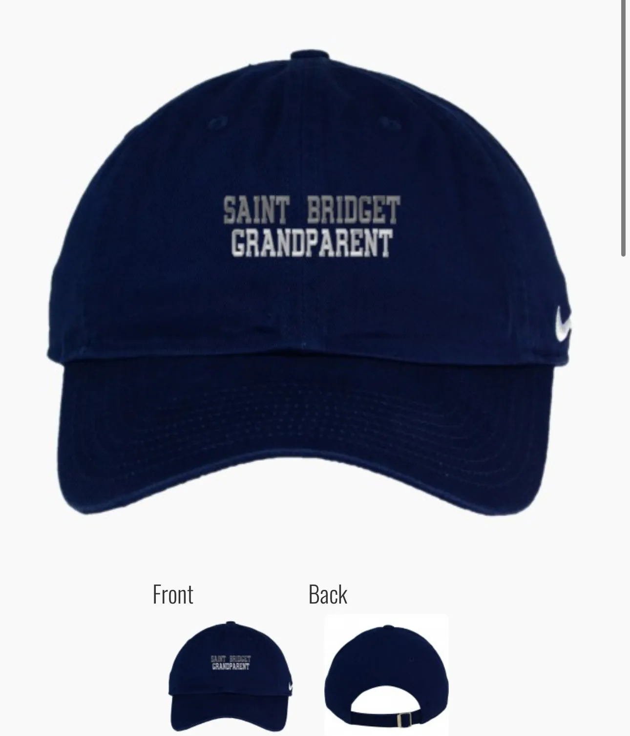 Saint Bridget Nike Campus Cap