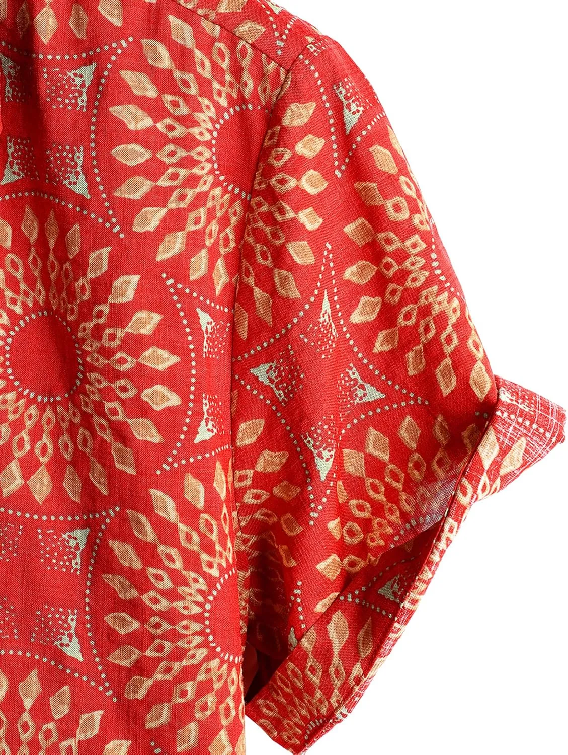 VATPAVE Mens Casual Hawaiian Floral Shirts Short Sleeve Button Down Tropical Shirts Beach Summer Shirts