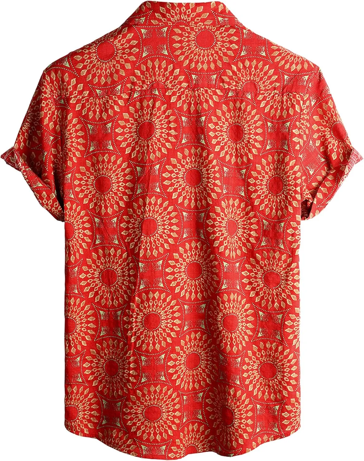 VATPAVE Mens Casual Hawaiian Floral Shirts Short Sleeve Button Down Tropical Shirts Beach Summer Shirts