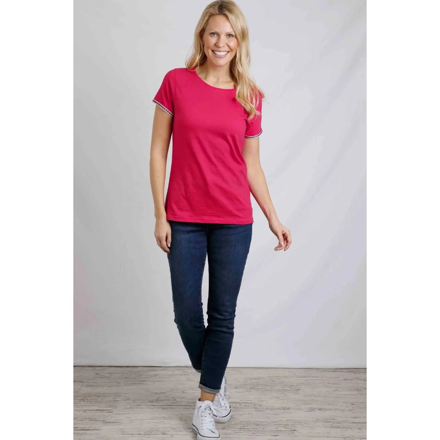 Weird Fish 10 Hot Pink Teya Outfitter Cotton T-Shirt