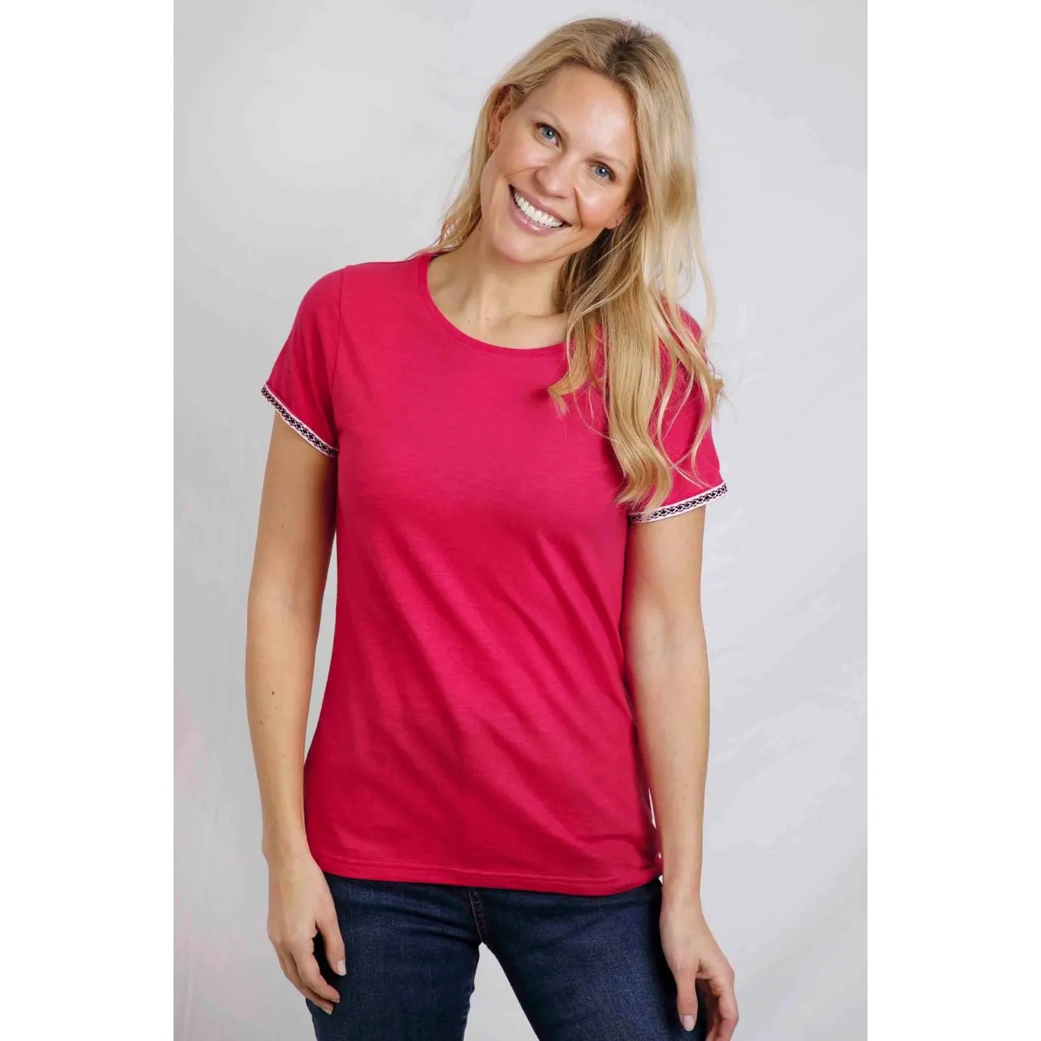 Weird Fish 10 Hot Pink Teya Outfitter Cotton T-Shirt