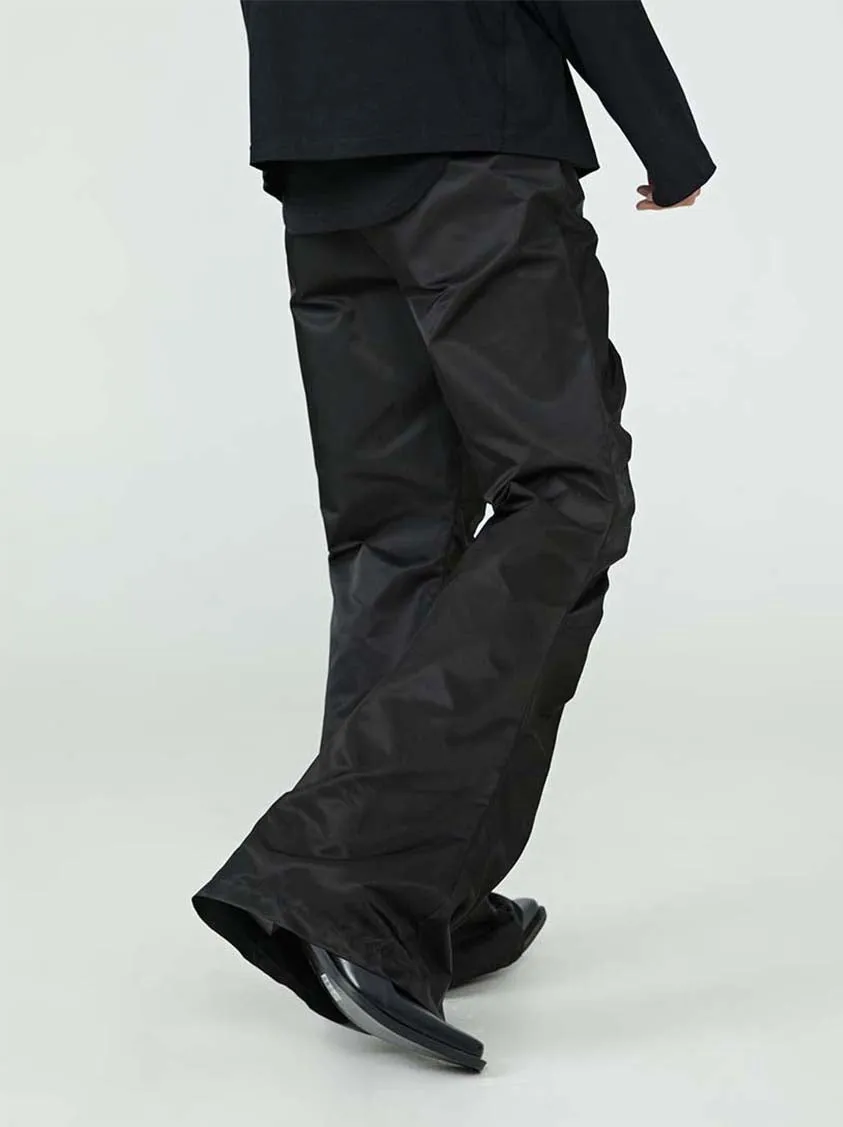 wide leg pleated casual pants
