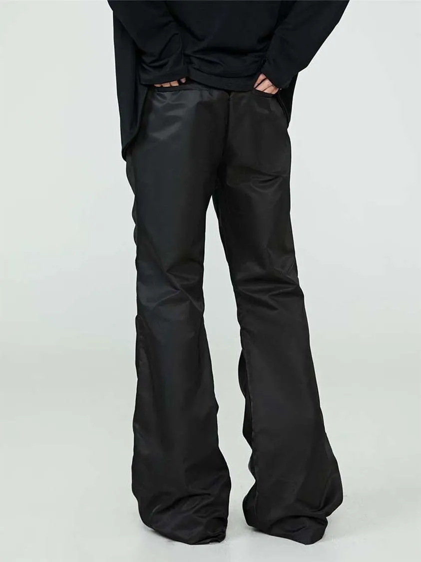 wide leg pleated casual pants