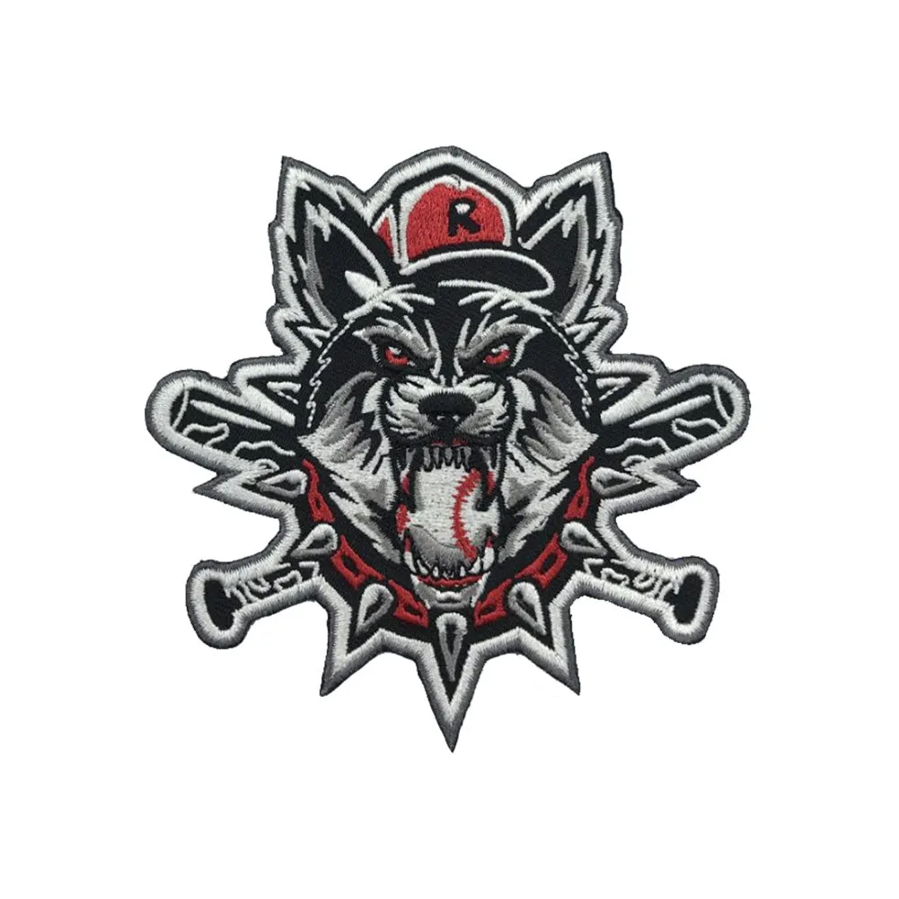 Wolves Baseball Embroidered Patch