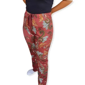 Women Pajama Pants - Reddish