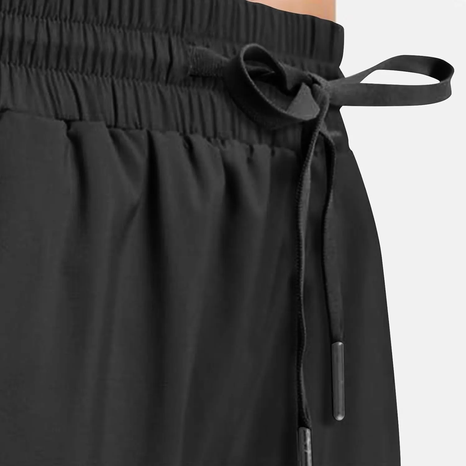 Womens Quick Dry Cargo Jogger Pants Drawstring Waist Light Hiking Travel Utility Trousers Summer Outdoor Active Pant