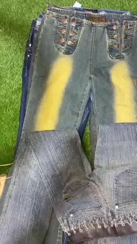 Y2K Embroidered / Heavey Embellished Flare Jeans for Women