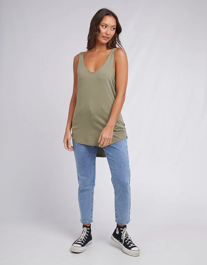 Zuri Tank Khaki